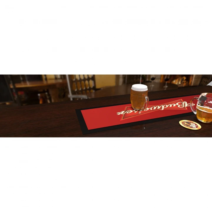Bar Runner/Counter Mat (88 x 25cm) Black Border