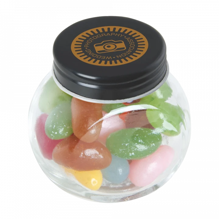 Small Glass Jar With Jelly Beans