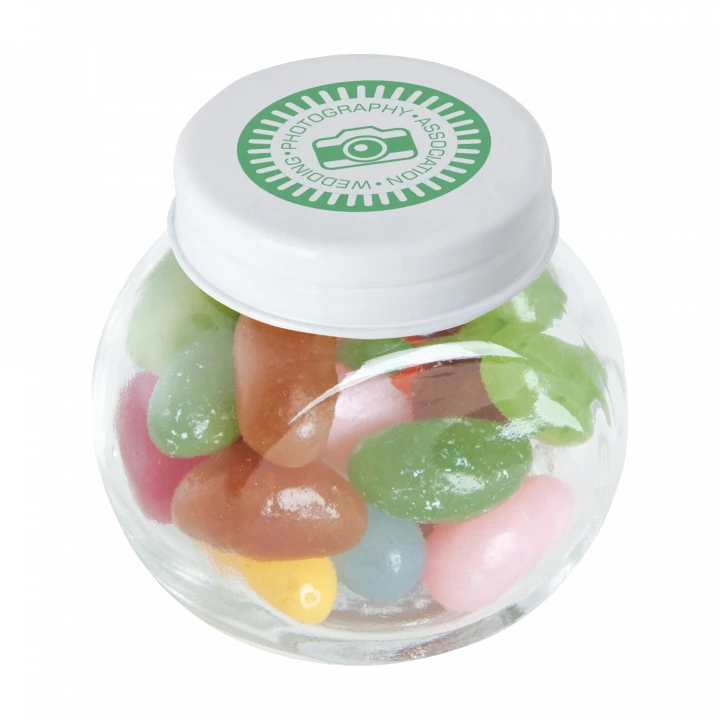 Small Glass Jar With Jelly Beans