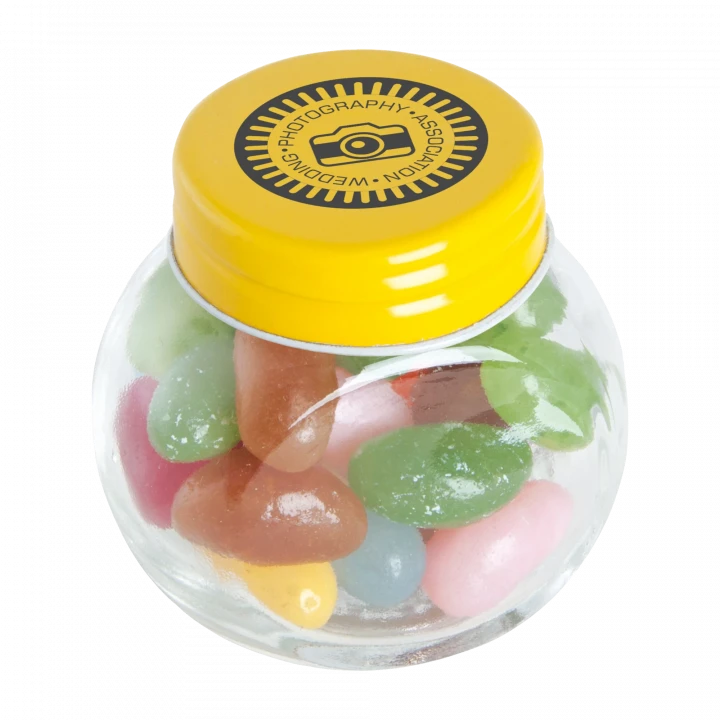Small Glass Jar With Jelly Beans