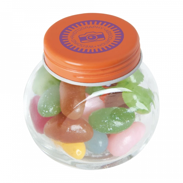 Small Glass Jar With Jelly Beans
