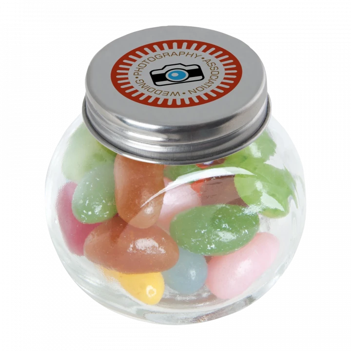 Small Glass Jar With Jelly Beans