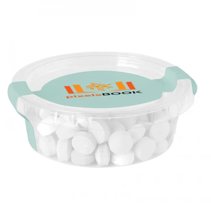 Small eco sweet tub with dextrose mints