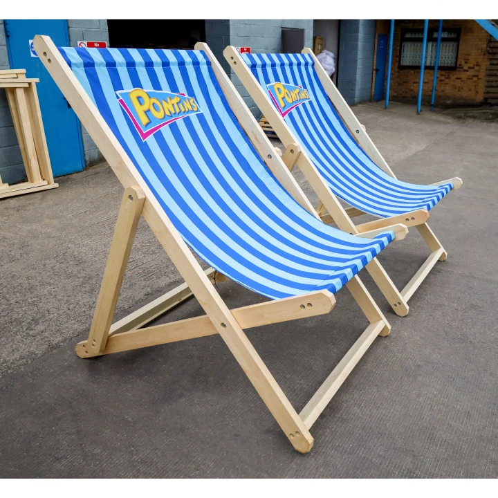 Giant Deckchair 300gsm canvas sling - 2 x Adult