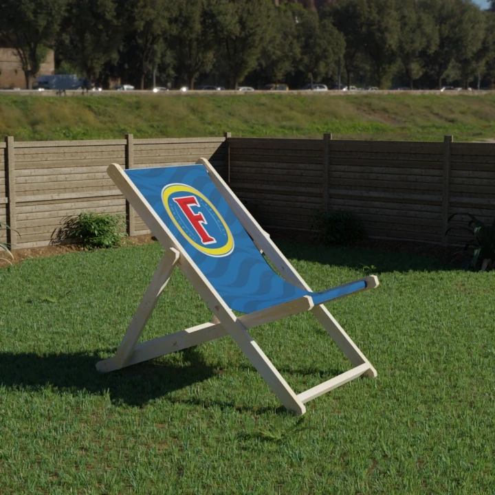 Giant Deckchair 300gsm canvas sling - 2 x Adult