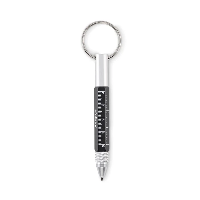 Key Ring With Twist Action Pen 