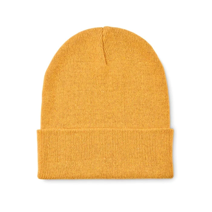 Knitted Beanie With Cuff  