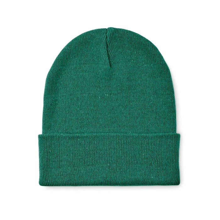 Knitted Beanie With Cuff  
