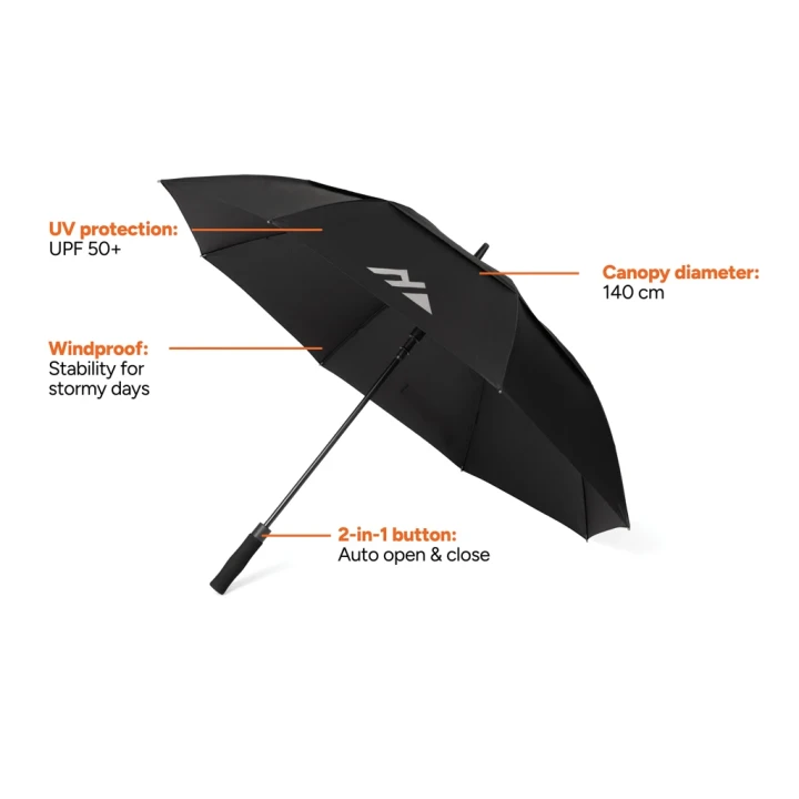 Nordic Drift Trail 27” AWARE™ RPET storm UPF 50+ umbrella