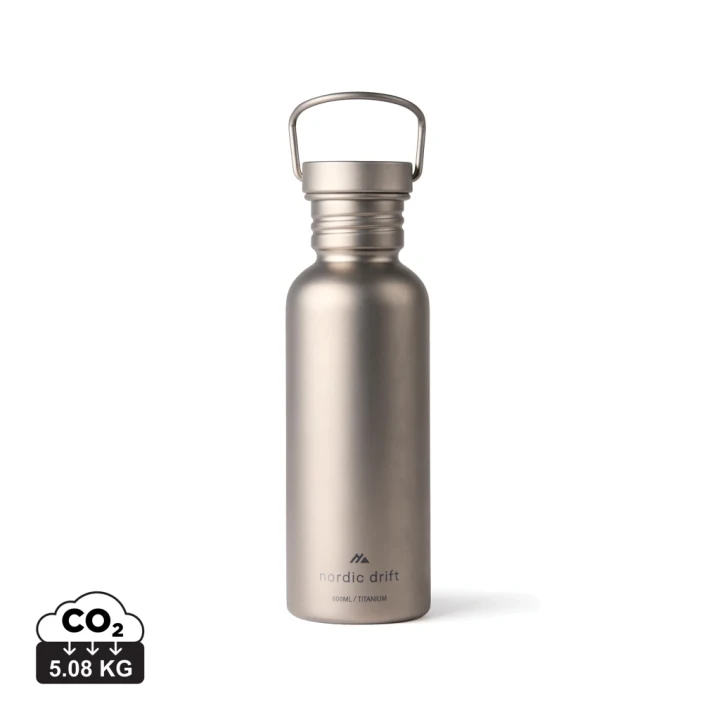 Nordic Drift Trail Ultra Light Titanium 600ml Water Bottle