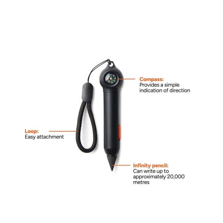 Nordic Drift Trail RCS Portable Infinity Pocket Pen+Compass