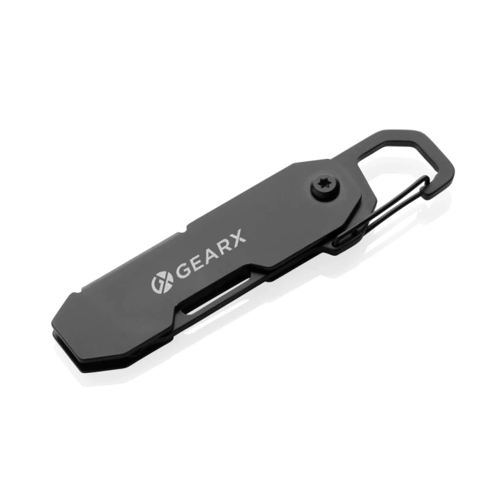 Gear X foldable EDC tool with carabiner and parcel cutter