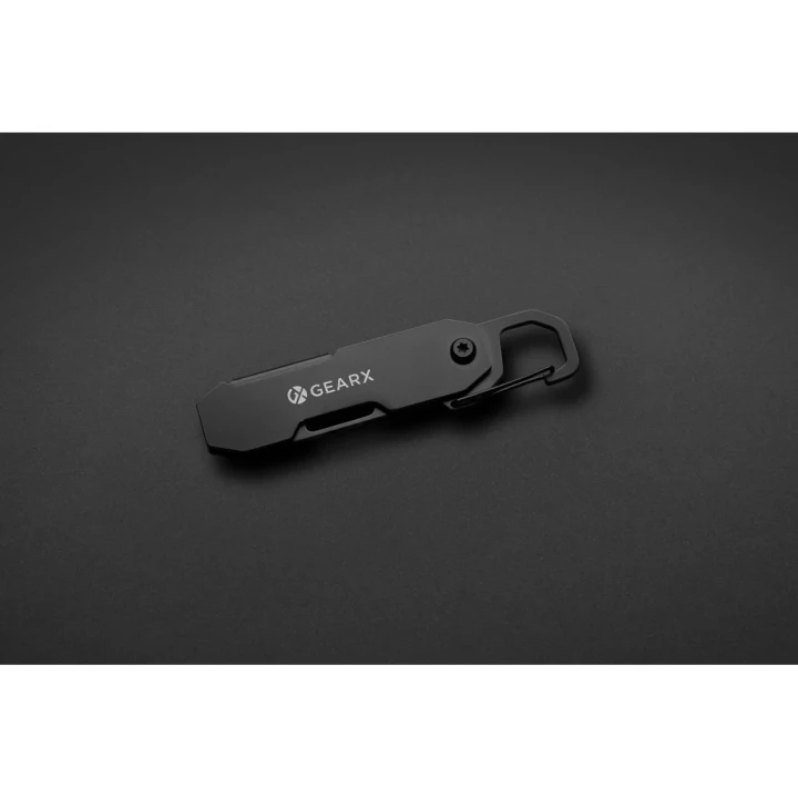 Gear X foldable EDC tool with carabiner and parcel cutter