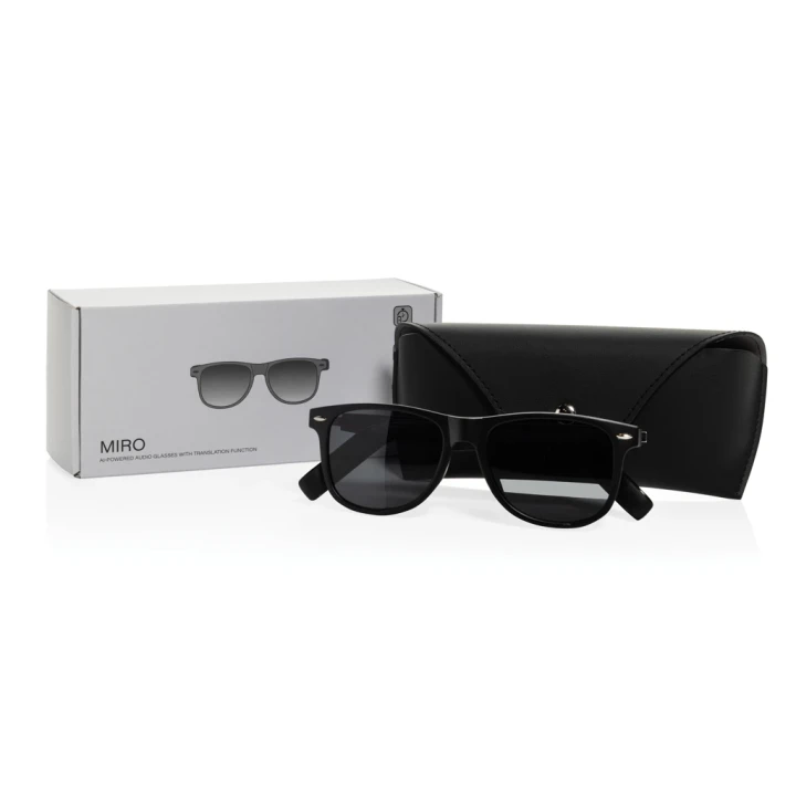 Miro AI-powered Audio Glasses with translation function