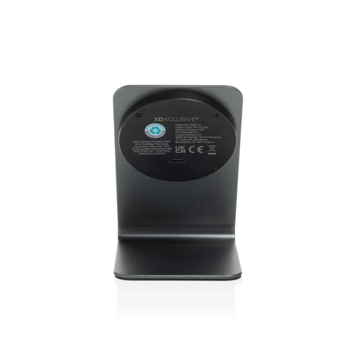 Terra aluminium 15W magnetic wireless charging phone stand