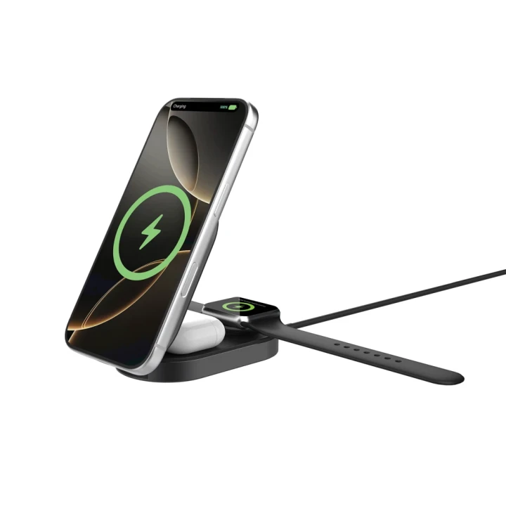 Quantum ultra-fast 3-in-1 25W Foldable Wireless Charger