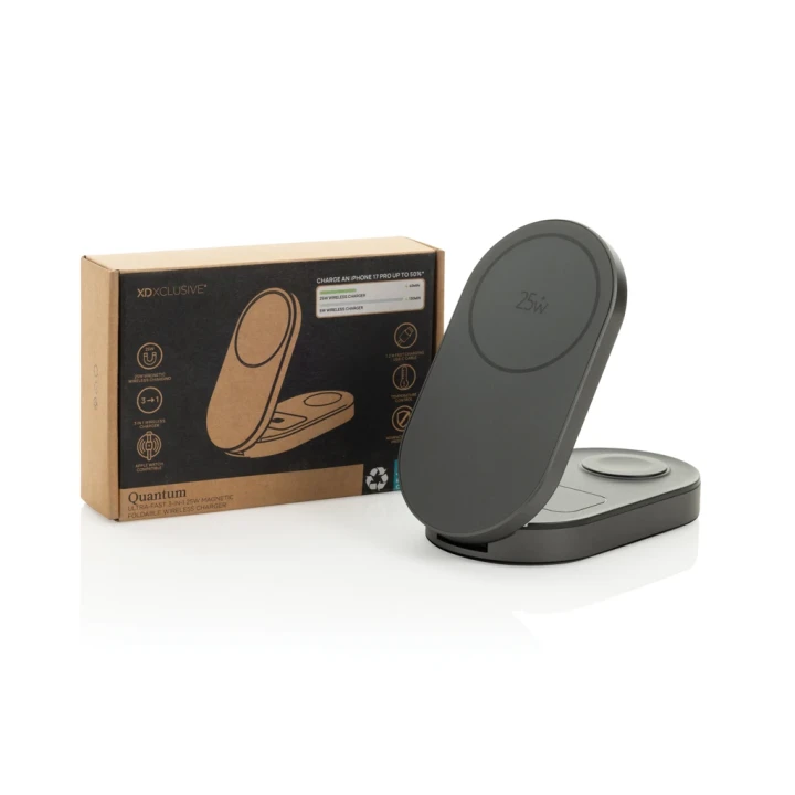 Quantum ultra-fast 3-in-1 25W Foldable Wireless Charger