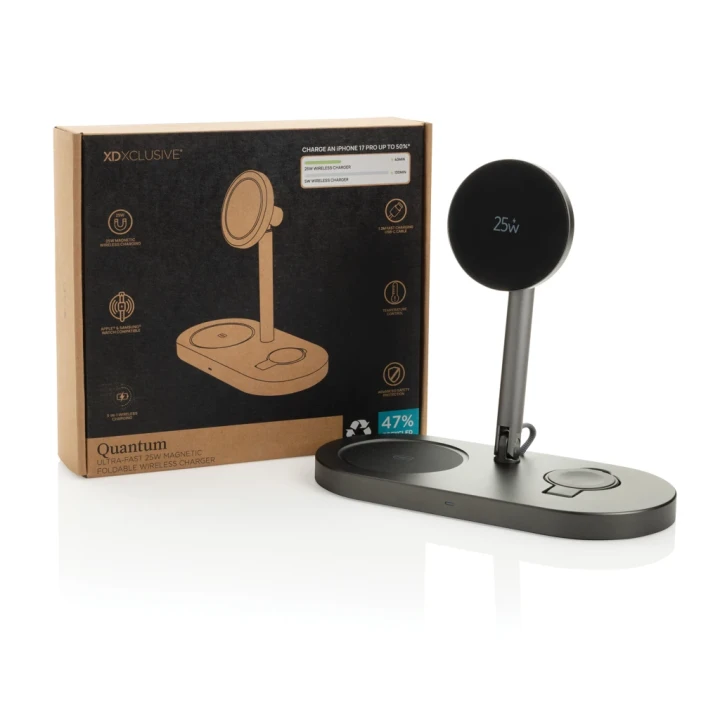 Quantum RCS ultra-fast 25W Magnetic desk wireless Charger