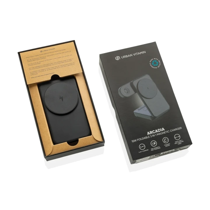 Urban Vitamin Arcadia RCS rplastic 15W 3in1 magnetic charger