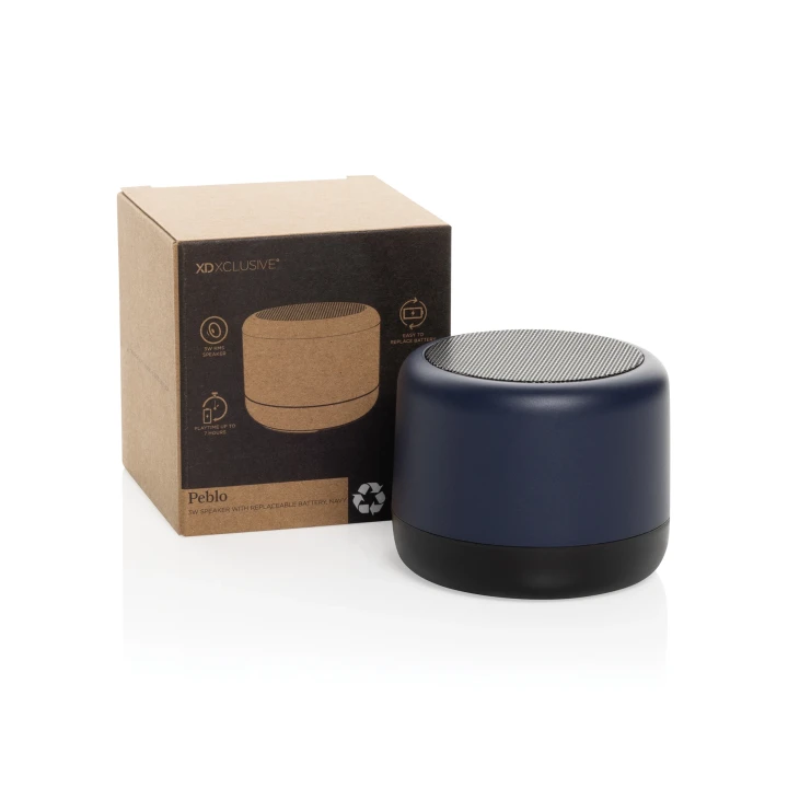 Peblo RCS 3W speaker with removable battery