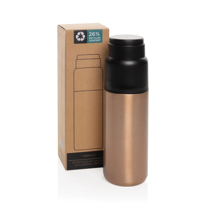 Thermocup RCS recycled vacuum flask with cup 500ml