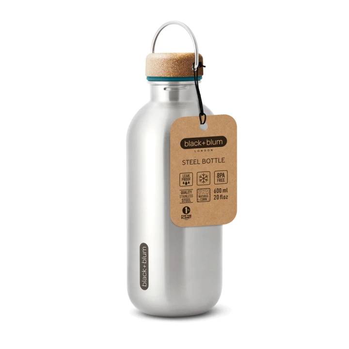Black+Blum Steel Water Bottle 600ml