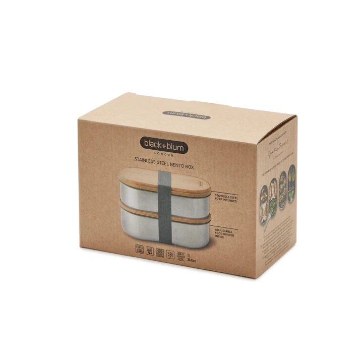 Black+Blum Stainless Steel Double Bento Box