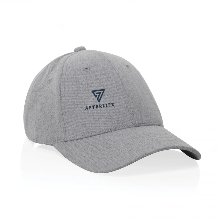Milo AWARE™ Recycled Heather 6 Panel Cap 200gr