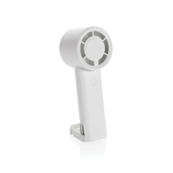 Twist RCS recycled plastic re-chargeable portable fan