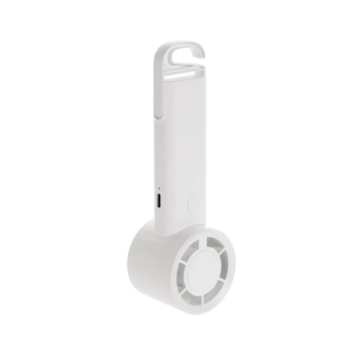 Twist RCS recycled plastic re-chargeable portable fan