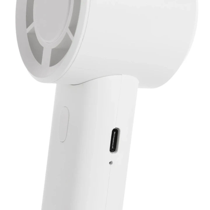 Twist RCS recycled plastic re-chargeable portable fan