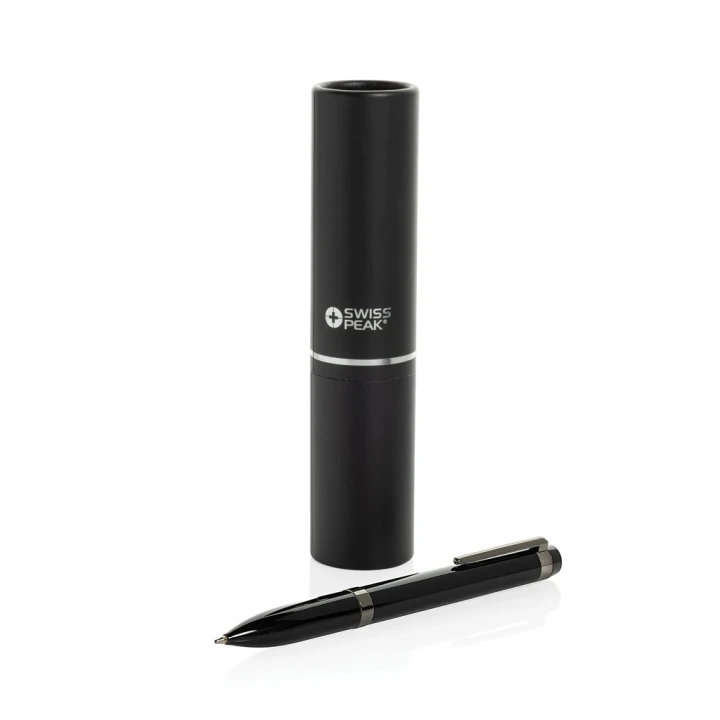 Swiss peak OSLO recycled stainless steel deluxe pen