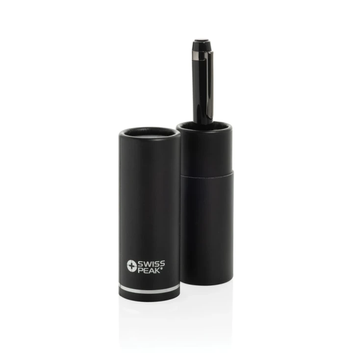 Swiss peak OSLO recycled stainless steel deluxe pen