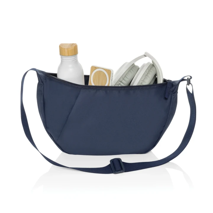 Crescent XL AWARE™ RPET half moon sling bag