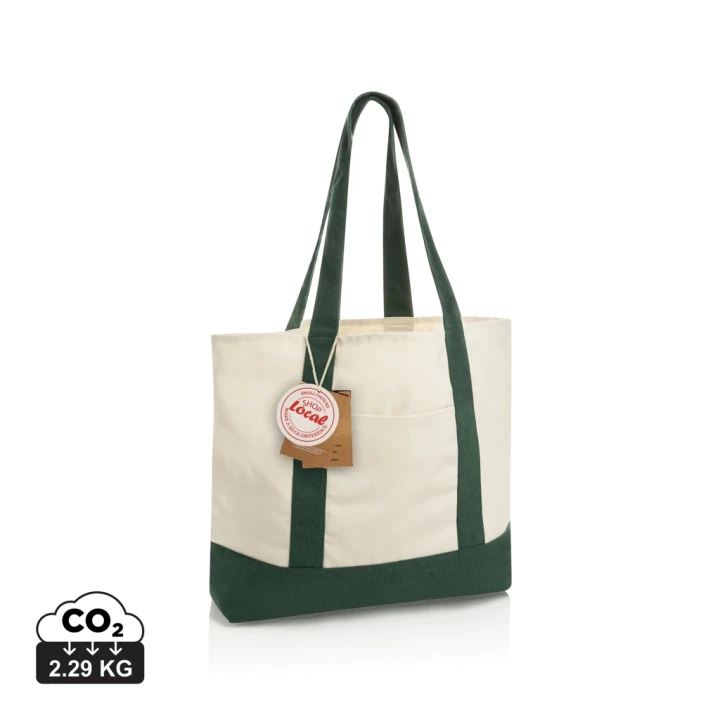 SHOP LOCAL AWARE™ recycled cotton 350gsm Tote bag