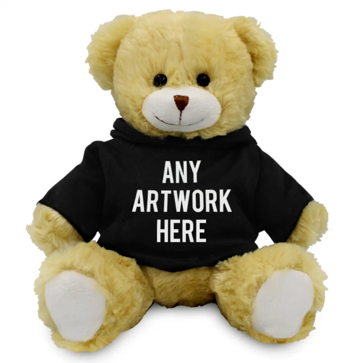 Elizabeth Bear In Black Hoodie 20cm