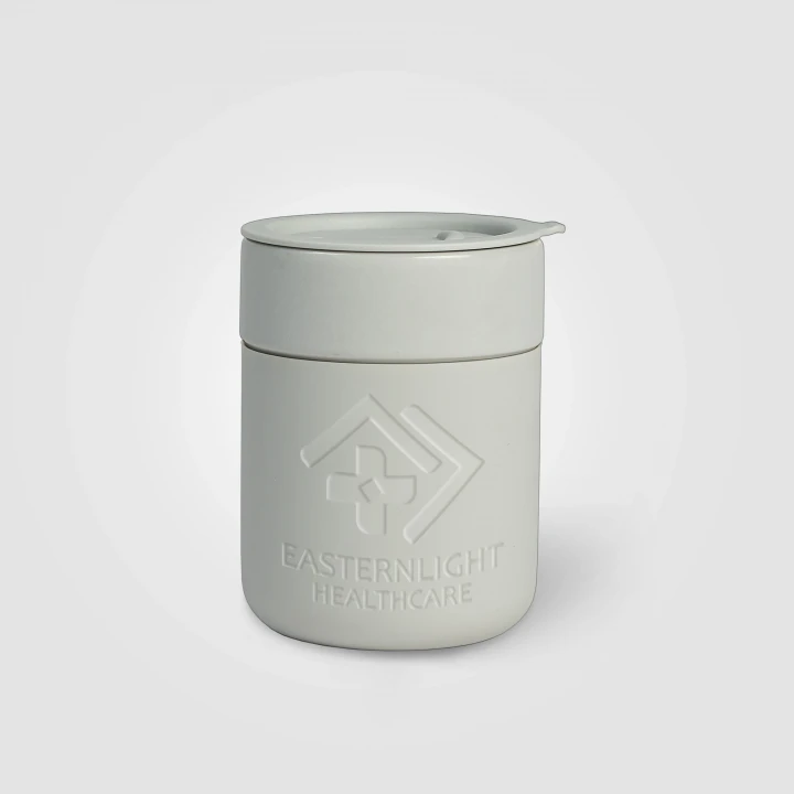 Obsidian Matte Ceramic and Silicone Mug 295ml