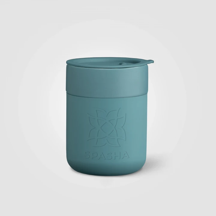 Obsidian Matte Ceramic and Silicone Mug 295ml