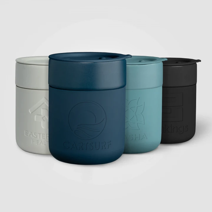Obsidian Matte Ceramic and Silicone Mug 295ml
