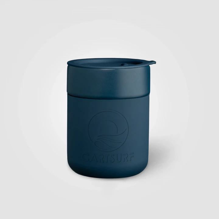 Obsidian Matte Ceramic and Silicone Mug 295ml