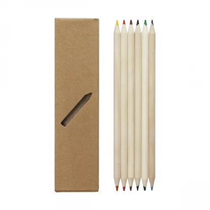 Duo Colouring Pencils Set Of 6