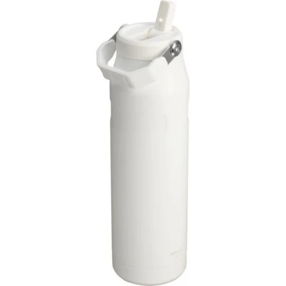 Stanley IceFlow™ 2.0 1.06L Water Bottle With Flip Straw - Frosted White
