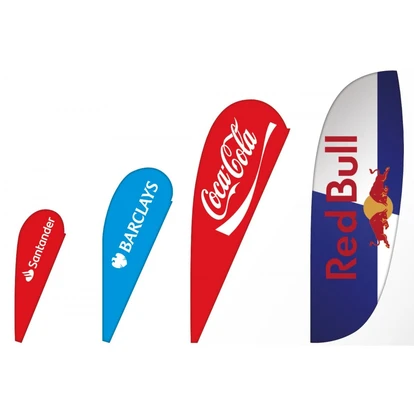 Bat Fan Beach Advertising Flag 140 X 420 Cm