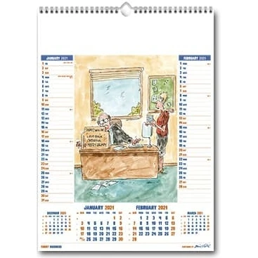 Funny Business Wall Calendar