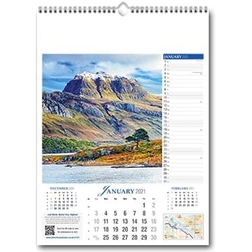 Bonnie Scotland Wall Calendar