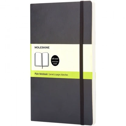 Moleskine Classic L Soft Cover Notebook - Plain
