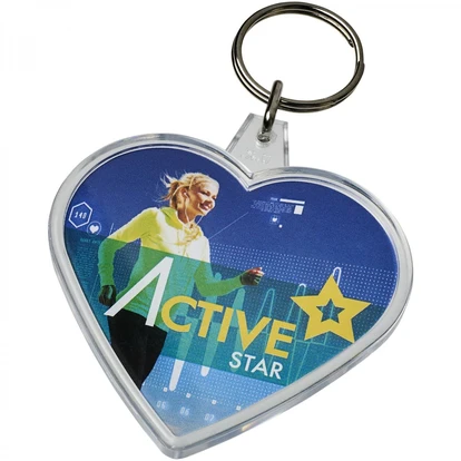 Combo Heart-Shaped Keychain
