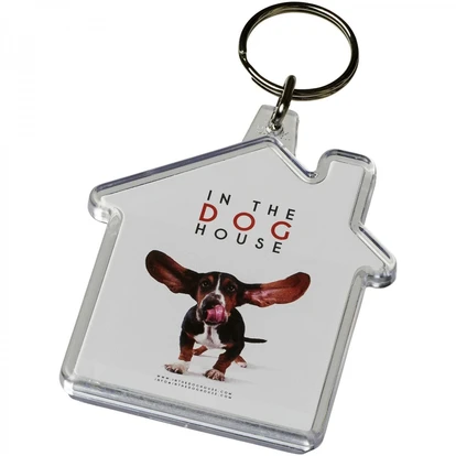Combo House-Shaped Keychain