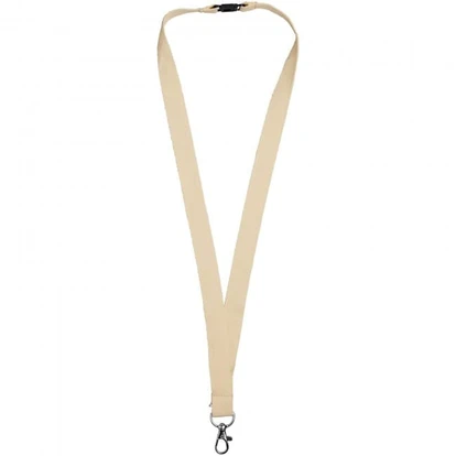 Dylan cotton lanyard with safety clip