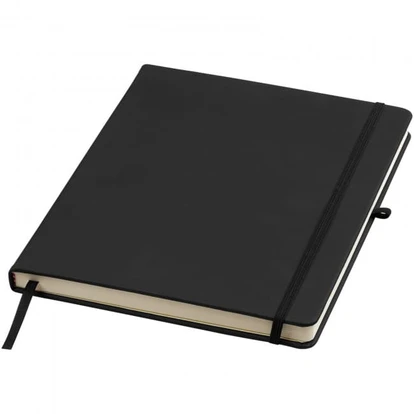 Noir large notebook with lined pages